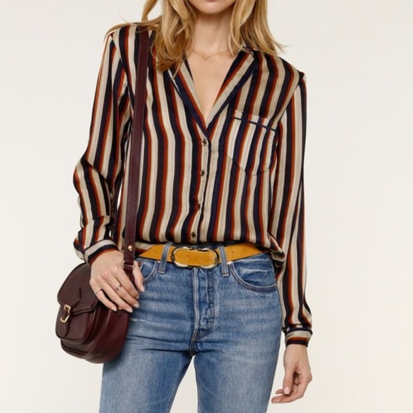 Heartloom Benny Striped Blouse - Picture 1 of 3
